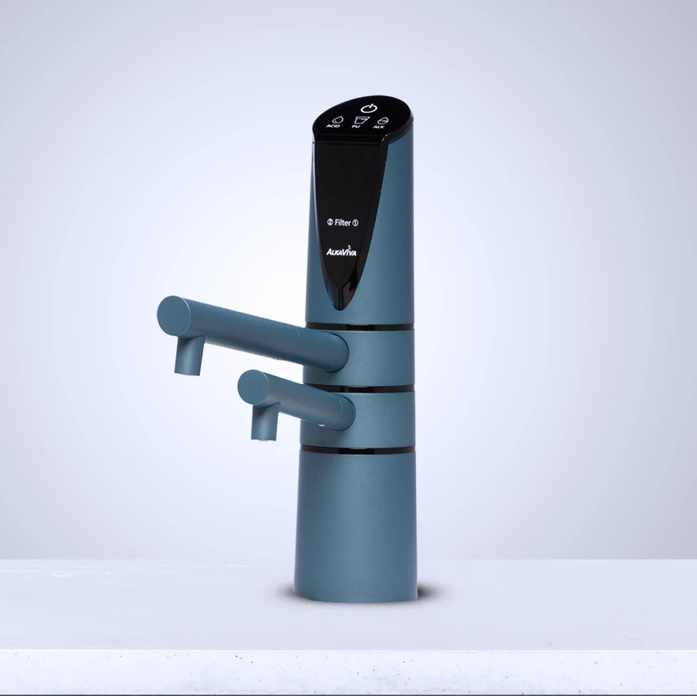 AlkaViva DELPHI H2 Ioniseur d'eau sous-évier - Bleu titane